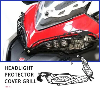 Para Ducati MULTISTRADA 950 1200 1260 S Delantero de la Motocicleta Faro Protector de la Cubierta de la Parrilla de la Cabeza de la Luz de la Protección de la Guardia Accesorios