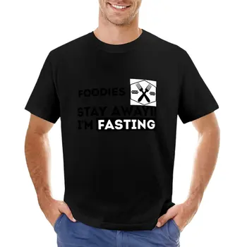 Los amantes de la cocina permanecer lejos estoy en ayuno, el Ayuno modo, el ayuno de ramadán el modo de Camiseta de gran tamaño camisetas camiseta gráfico camisa de hombre t