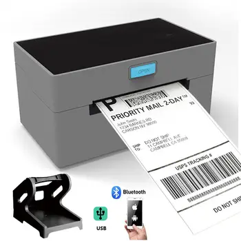 Nueva 4Inch Impresora Térmica de Etiquetas LAN USB de WIFI Bluetooth de Envío Express Logística de la Factura de la etiqueta Engomada de la Recepción de código de Barras del Fabricante de Papel