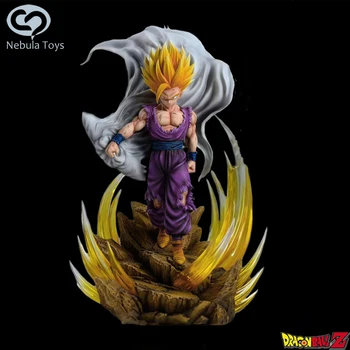 37cm Gohan de Dragon Ball Z Gk Super Saiyajin Anime Figura Figurita de Pvc Estatua Modelo de Muñeca de Colección de Adornos de Juguetes a los Niños de Regalo