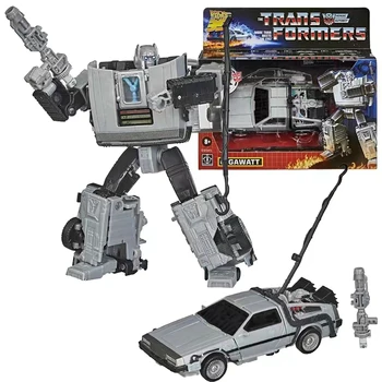 Hasbro Transformers Genuino Original de Regreso al futuro co-marca Gigavatios Figura de la Película de animación en torno a los Modelos de Robot Juguetes de modelos