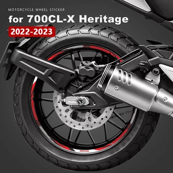 La motocicleta de la Rueda de la etiqueta Engomada Impermeable Borde de Calcas para CFMOTO 700 CLX Accesorios CF MOTO 700CL-X Patrimonio 700CLX CLX700 2021-2023