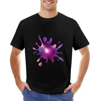 Galáctica de Tinta Splat Camiseta divertida camisetas fruit of the loom camisetas hombre