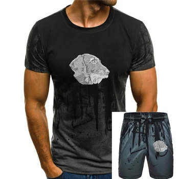 wirehaired dach shund dackel por teckel fiebre camiseta personalizada de Manga Corta de Cuello redondo de Ocio de verano, Interesante camisa
