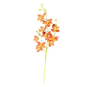 Flores artificiales Sin Riego No-descoloramiento No se Marchitan Exquisita Artificial Phalaenopsis de la Boda Decoración de la Casa de Suministros