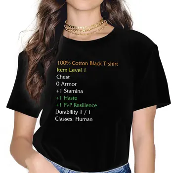 WoW Mujer Camisetas World of Warcraft Grande de la Vendimia de las Mujeres Camisetas Harajuku Casual Femenina Blusas