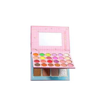 HANDAIYAN 32-Color Nacarado de Maquillaje Paleta de Sombra de Ojos + Blush Resaltar Set de Reparación Cuadro de