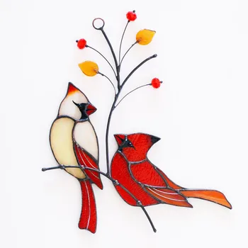 Pájaros De Metal Decoración De La Pared Interior De La Pared Del Arte De La Escultura Colgante Decoración De La Ventana De Cosas Para El Hogar Decoración De La Sala De Accesorios Para Escritorio