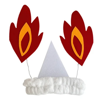 El Vestido de fantasía Casco de la Fiesta de Cosplay Decoración Espectro Llama Cosplay de Sombreros E0BE
