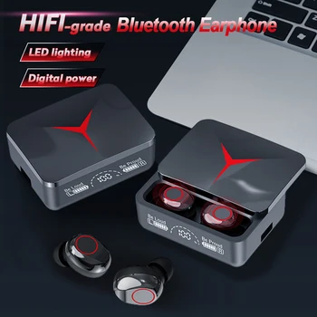 Nueva M90 Auriculares Bluetooth Inalámbricos de Control Táctil Deporte Auriculares Auriculares con Micrófono Estéreo de Música para videojuegos Auricular