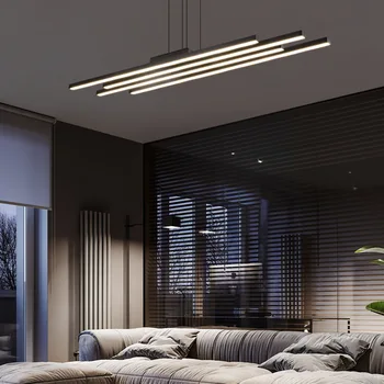 Moderna Minimalista Sala de estar Araña Atmósfera de Luz de Lujo de la Lámpara Nórdicos Restaurante Paquete de Iluminación LED de la Lámpara Colgante
