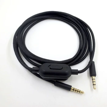 C1FB Jack de 3,5 mm Cable de los Auriculares Logitech GPRO X G233 G433 G633 G933 A10 A40 Auriculares de Reemplazo de Cable de Cable de