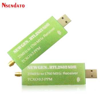 USB2.0 RTL SDR 0.5 PPM TCXO RTL2832U R820T Sintonizador de TV Stick AM FM NFM OSD LSB SW Radio Definida por Software SDR TV Escáner Receptor