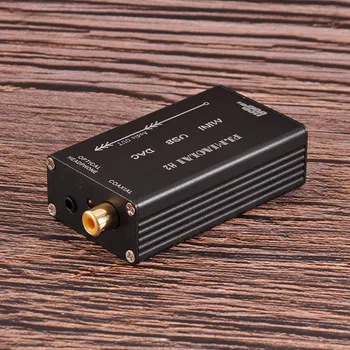 HIFI PCM2704 Decodificador de Audio Equipo Externo Tarjeta de Sonido USB a RCA de Audio/Fibra/Coaxial Digital de la Señal de Salida H2
