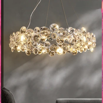 La burbuja de Araña de Cristal de la Luz de Lujo de la Lámpara en la Sala de estar Personalizado, Creativo, Moderno Restaurante Colgante de Luz