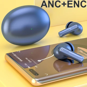 ENC+ANC TWS Bluetooth de los Auriculares de Control Táctil Inalámbrico de los Auriculares para Ulefone PowerArmor 18T Huawei Mate 20 P iphone 8 pluS HTC