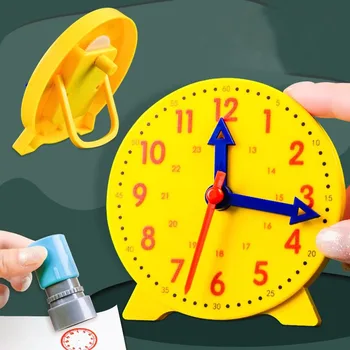 El aprendizaje de Reloj para los Niños Diciendo que la Enseñanza de Tiempo de Reloj de Aprendizaje Educativo de Desarrollo de Recursos del Profesor de Matemática fuentes de 24 Horas