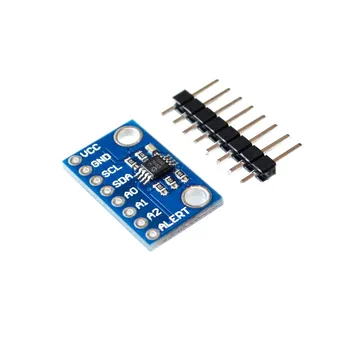 10 piezas de Alta Precisión del Sensor de Temperatura MCP9808 I2C Breakout Board Módulo de 2.7 V-5V de Tensión Lógica