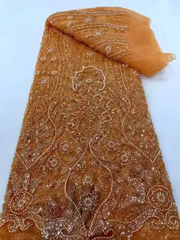 francés de lujo neto de la tela de encaje con 3d flor de tul bordado de malla de tela de encaje Jolin-1306.4511 para el vestido de novia
