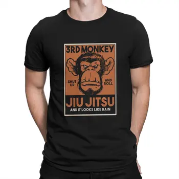 Jiu Jitsu Camisetas de Poliéster 3er Mono de Impresión de los Hombres Camiseta Nueva Tendencia de Ropa
