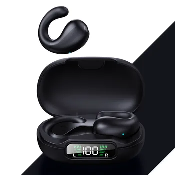Q92 TWS Bluetooth 5.3 Auriculares de Conducción Ósea del Oído de Juego de Micrófono Inalámbrico de Auriculares de Clip de Deportes Auricular Bluetooth
