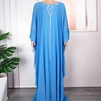 Abayas Para Las Mujeres De Lujo De Dubai 2023 Gasa Amplio Musulmán De La Moda Vestido De Caftán Marocain De La Boda Vestidos De Fiesta Con La Túnica De Chilaba Femme