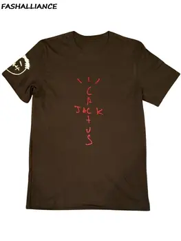 2022 Hip Hop Camiseta de los Hombres de las Mujeres cactus logotipo de Harajuku de algodón Camisetas jack rayo Camisetas Tops adolescentes