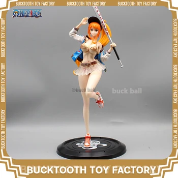 34cm de One Piece Nami Anime Figura de la Moda Sexy Chica en Acción, Figurilla de Modelo del PVC de la Estatua de la Muñeca Coleccionable de la Decoración de la Habitación de los Juguetes Regalos