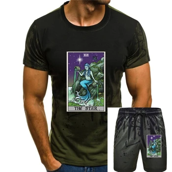 La Estrella De La Carta Del Tarot De La Camisa De Halloween Espeluznante Sirena Sirena Gorgon Pastel Goth Regalo De Los Hombres De La Ropa De La Camiseta