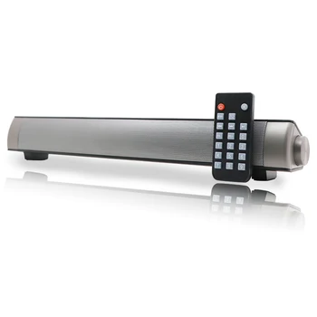 Bluetooth Altavoz de cine en Casa TV Mini Barra de sonido con Sistema de Control Remoto de Doble Cable y Conexión Inalámbrica de Sonido Envolvente en 3D