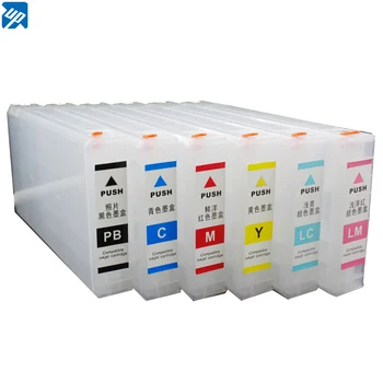 T7811-T7816 vacíos de tinta recargables carridges con un tiempo de chip Para EPSON Fujifilm DX100 Impresora de 6 Colores