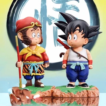 18CM de Anime Dragon Ball Z los Niños Goku Figura Kuririn Hijo de Goku PVC Figuras de Acción Coleccionables Modelo de Juguete para los Niños Regalos de Cumpleaños