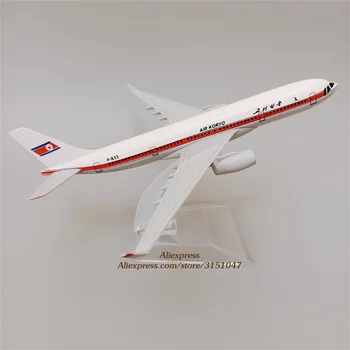 16cm de Aleación de Metal de Corea del Norte Air KORYO Airways Airbus A330 Airlines Diecast Modelo de Avión de Modelo de Avión Stand de Aviones de Juguetes Regalos