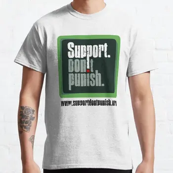 Divertido Hombres Support_Don't_Punish Camiseta de Streetwear Hombres Camisetas, Tops Camiseta de gran tamaño Cuello Redondo de Verano Nueva Causal Camiseta 5XL